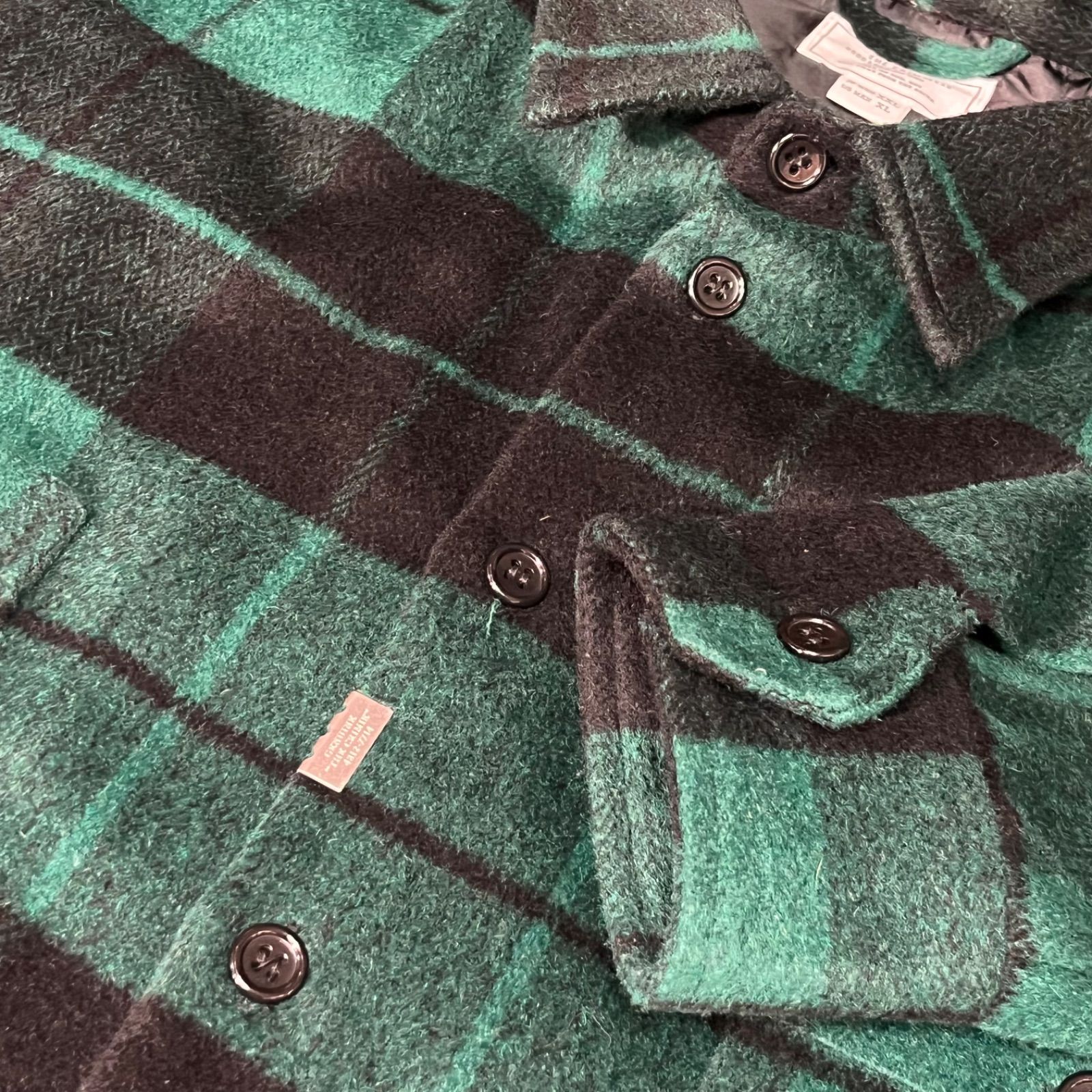 CRIMIE クライミー WOOL CHECK SHIRT シャツ 緑