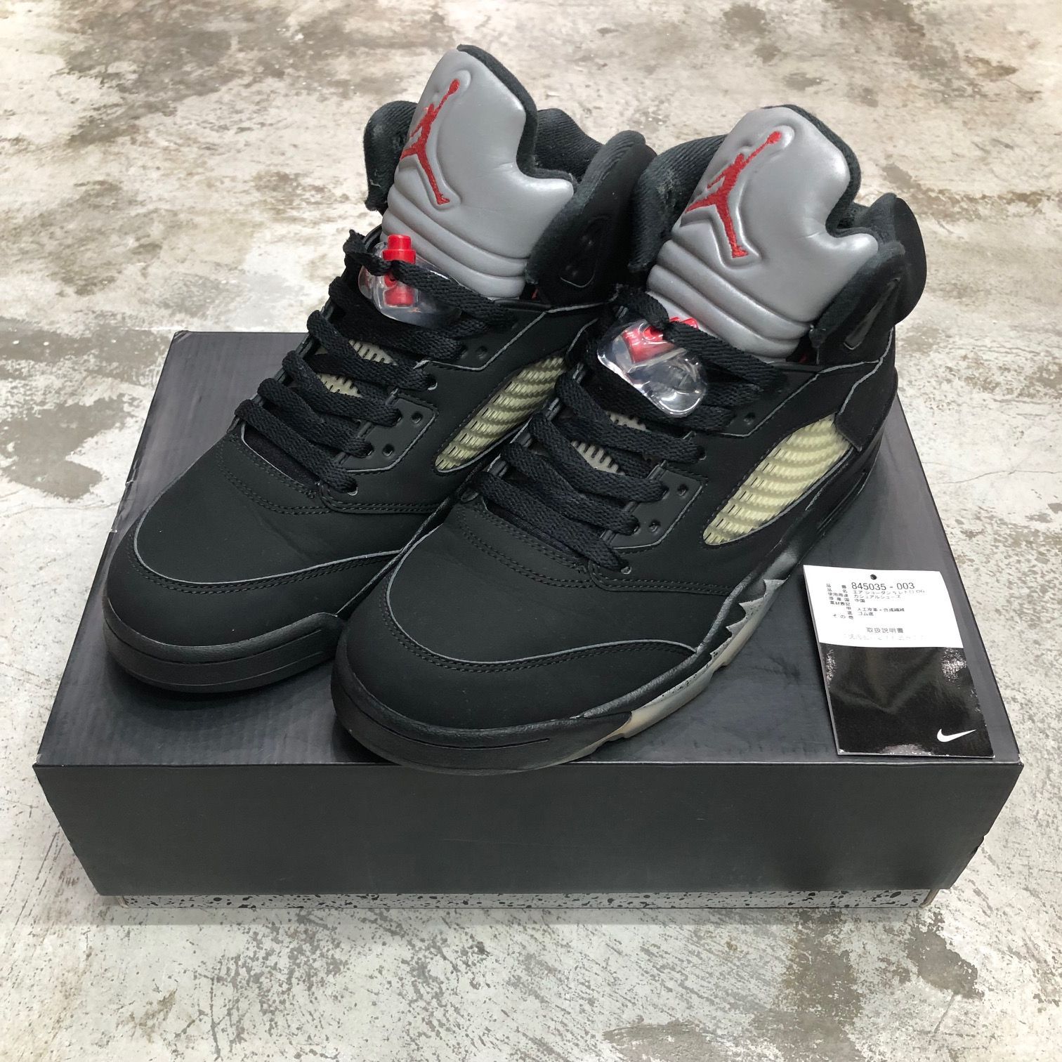 国内正規 NIKE Air Jordan 5 Retro OG 845035-003 2016年製 ジョーダン 