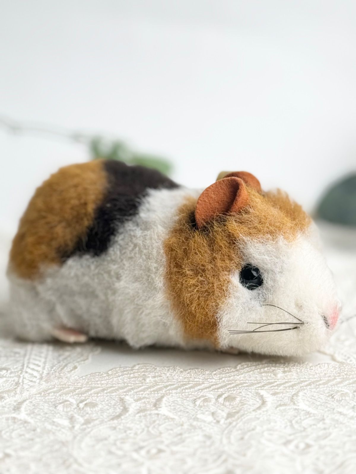 送料無料★シュタイフ★1980年製 Dalle Guinea Pig 15cm オールID's完品★モルモットのダレ/ギニーピッグ/天竺鼠★ビンテージ/アンティーク★STEIFF/Steiff★