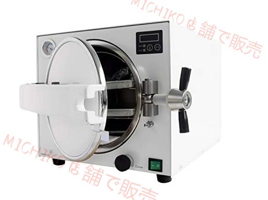 オートクレーブ 歯科 卓上タイプ高温高圧滅菌機 18 L ミニオートクレーブ 小型 自動 安全保護 LCDディスプレイ ステンレス鋼 除菌 トレイ付き E 218 実験室用