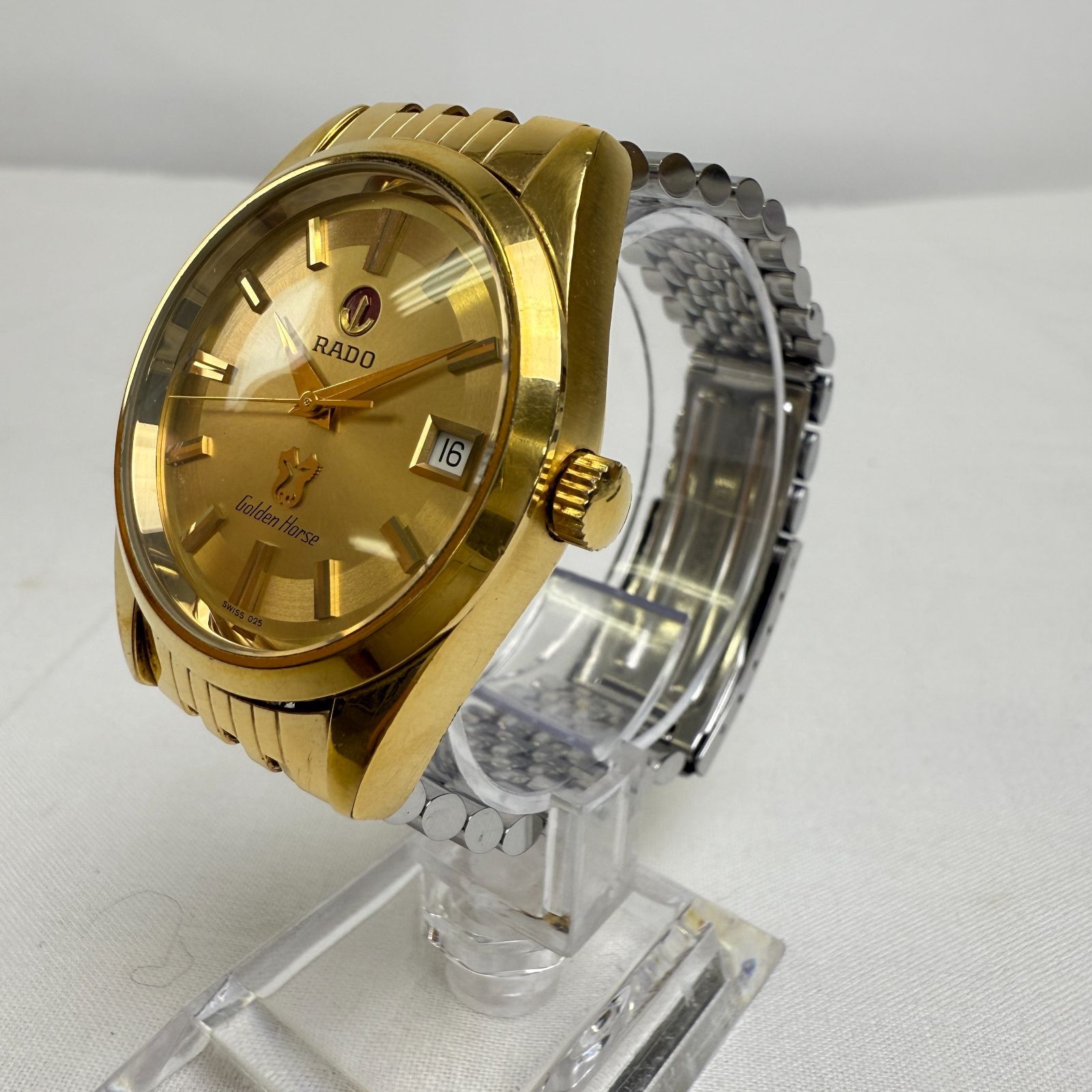 2610①-150-10】本物保証 正常可動 RADO ラドー Golden Horse 