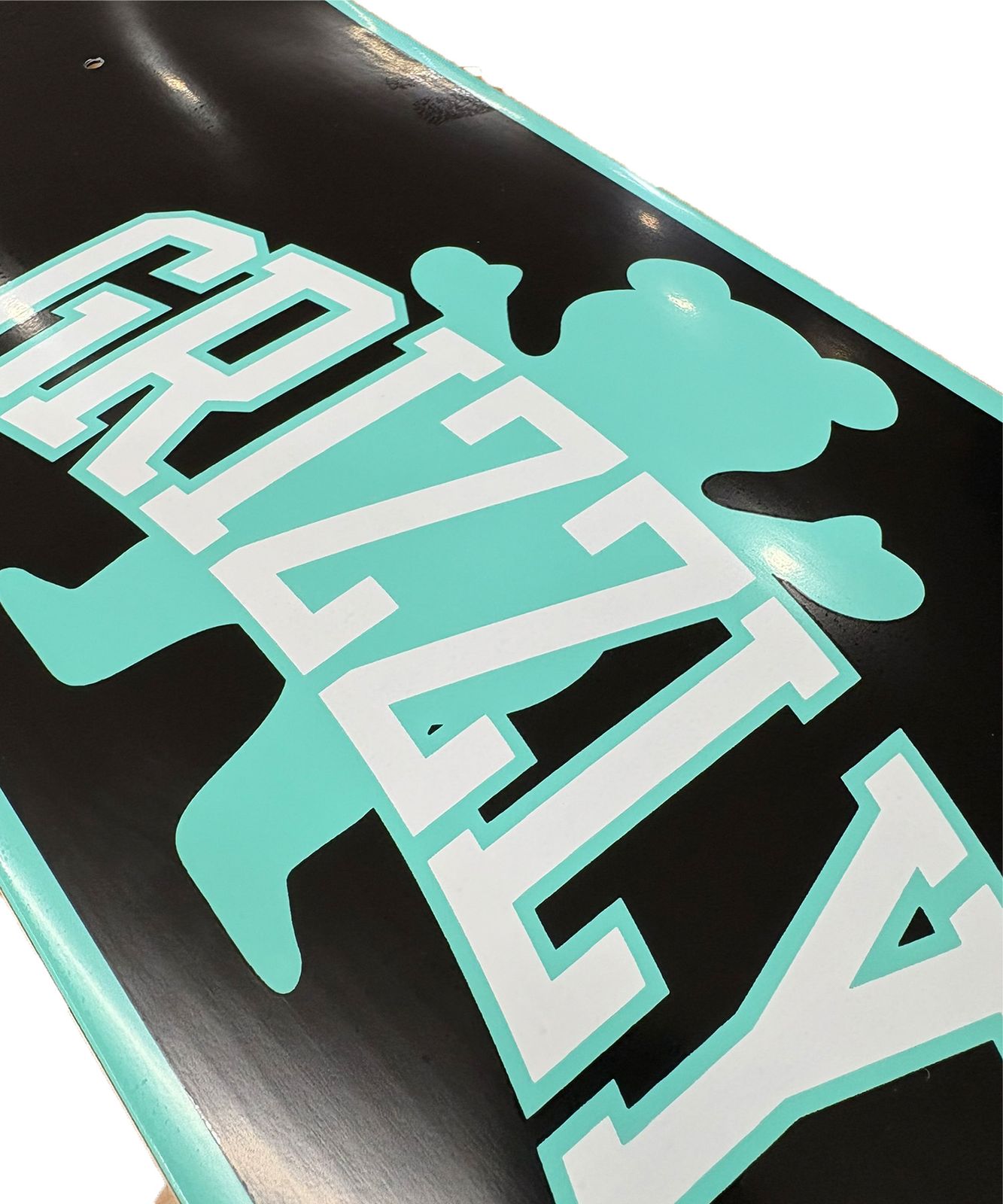 ムラスポ公式 GRIZZLY グリズリー スケートボード デッキ 7.5 inch STAMP BEAR TIFFANY ムラサキスポーツ