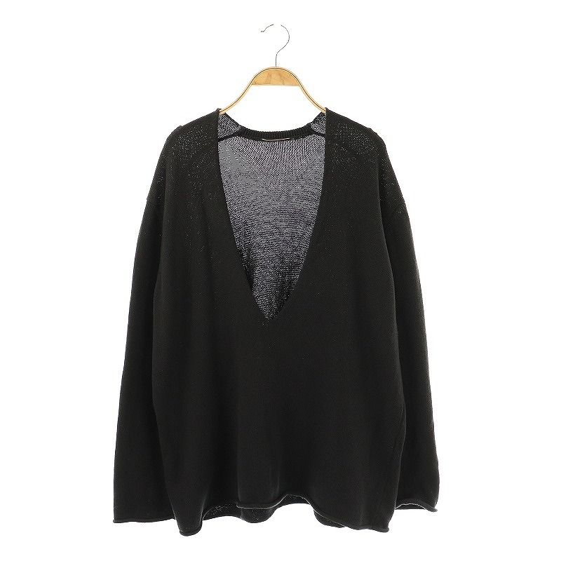 アパルトモン ドゥーズィエムクラス L Appartement DEUXIEME CLASSE 24SS Cotton V N ニット セーター Vネック ダークブラウン |DO OS