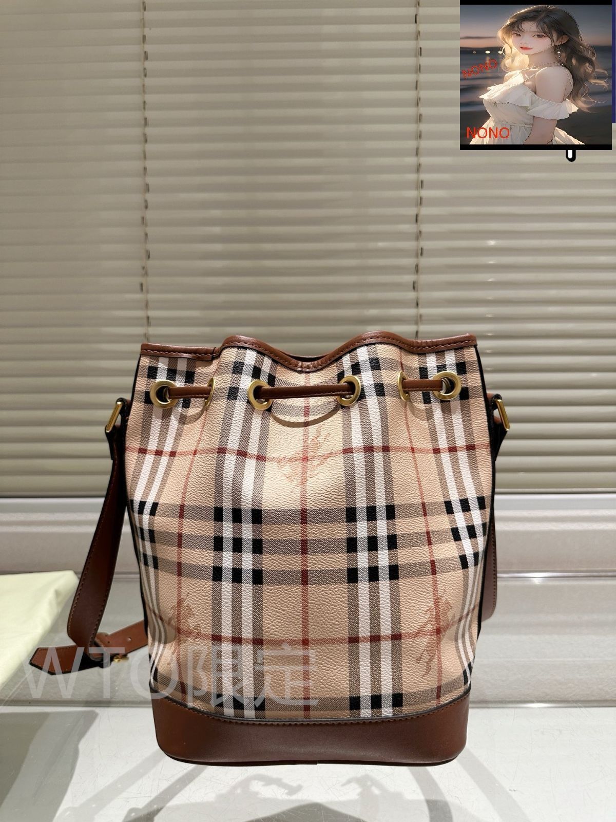 関税込 Burberry バーバリーバケットバッグ 今日特価】Burberry New Bucket Bag・バーバリー ニュー