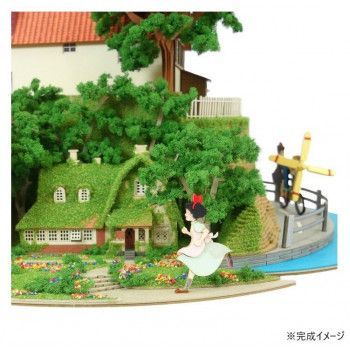 スタジオジブリ作品シリーズ S MIX 魔女の宅急便ジオラマ MK07-37 ジオラマ ペーパークラフト ミニチュアアート アート インテリア キット NEXPOTALLINN_EU