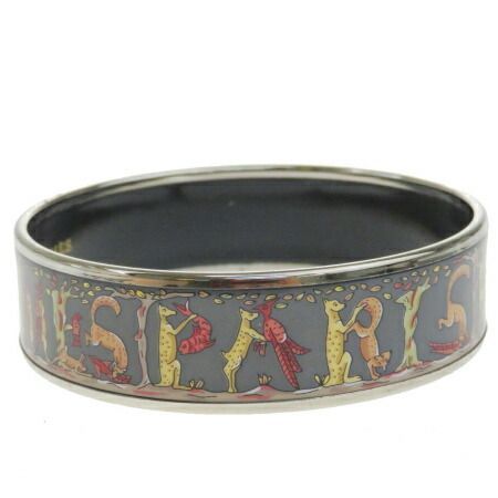 eclat ☆HERMES バングル　エマイユカレーシュ 楽天市場】【ジュエリー】HERMES エルメス エマイユ PM カレーシュ