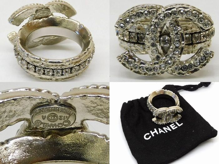 シャネルクリアリング、指輪 美品 シャネル リング □ A12A ココマーク 12号 指輪 シルバー