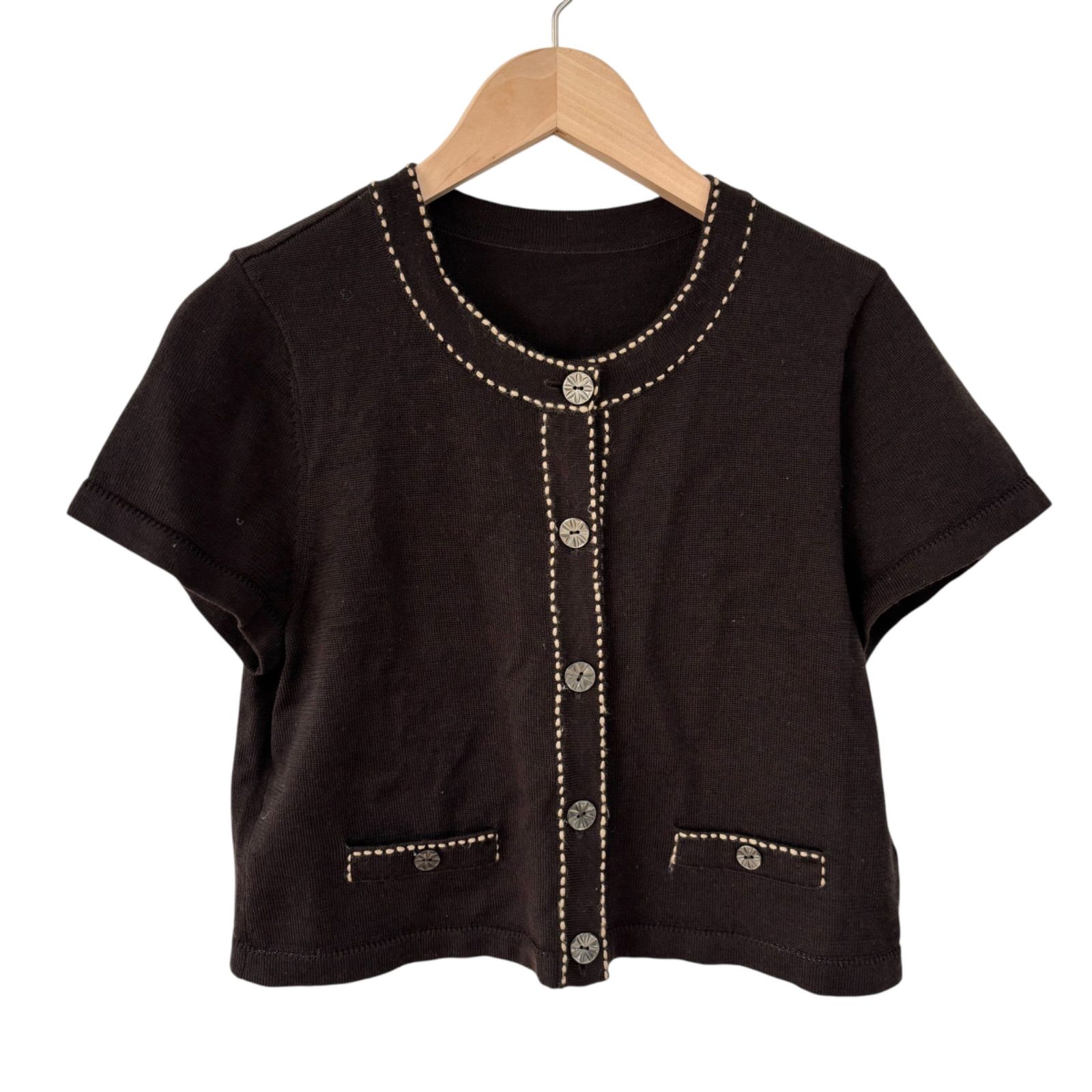 Leilian / レリアン 半袖カーディガン Leilian / レリアン 半袖カーディガン