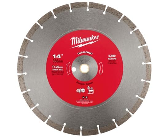 2営業日で発送 Milwaukee ミルウォーキー 14インチ 356mm ダイヤモンドブレード セグメント型 49937040 7317