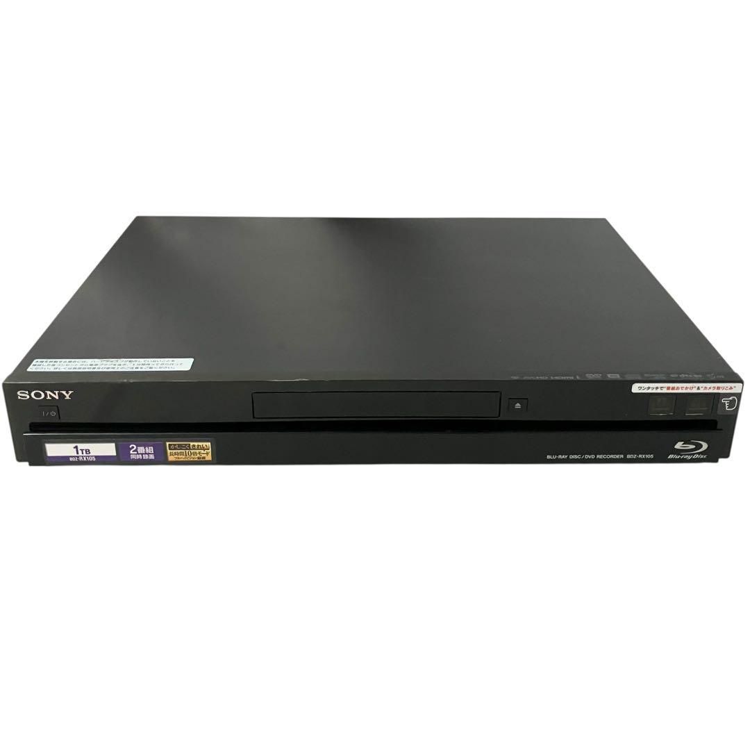 SONY 2番組同時録画 1TB ブルーレイレコーダー BDZ-RX105 ブラック
