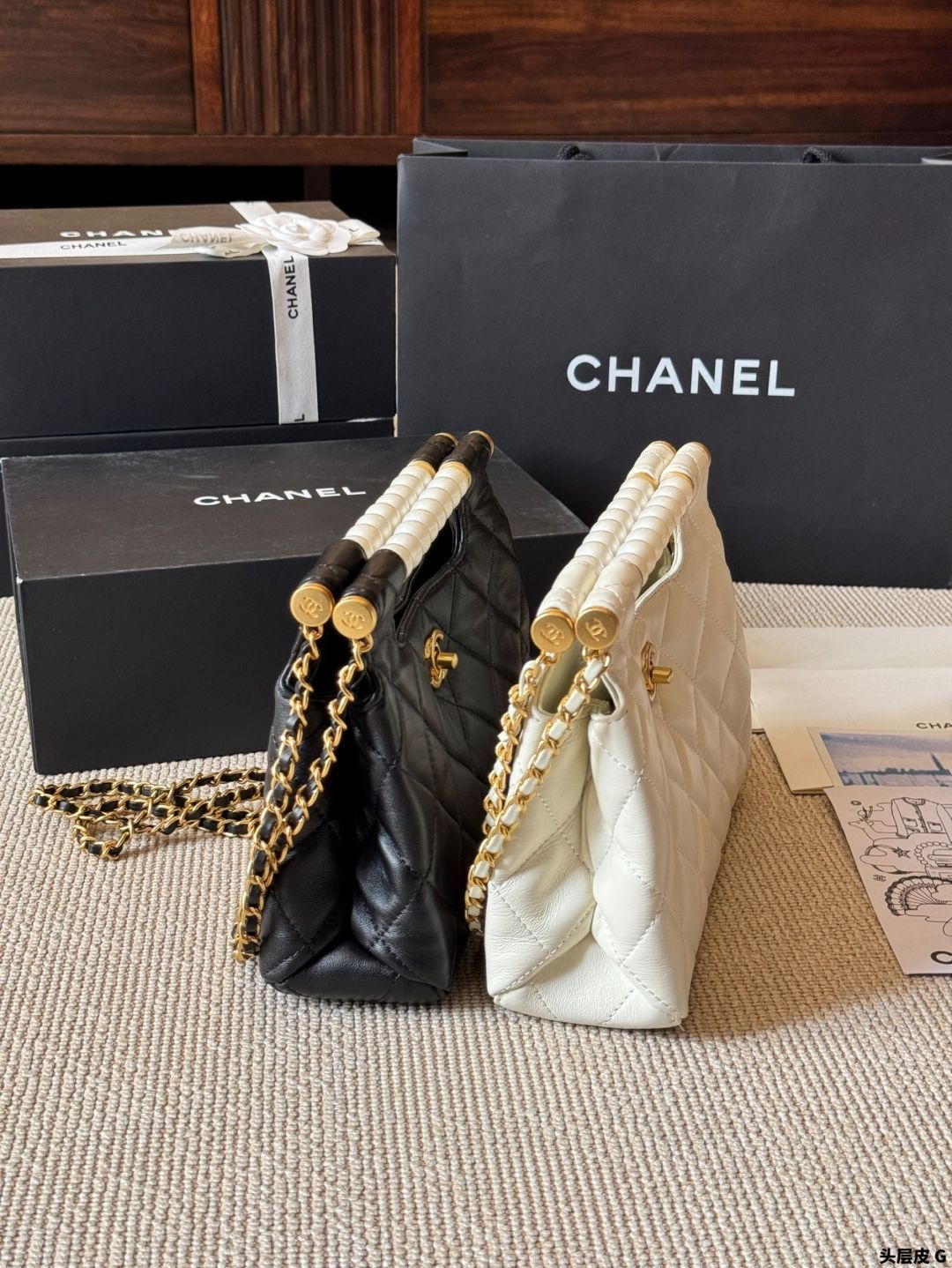 今日特価】Chanel New Pearl Clutch Bag（シャネル ニュー