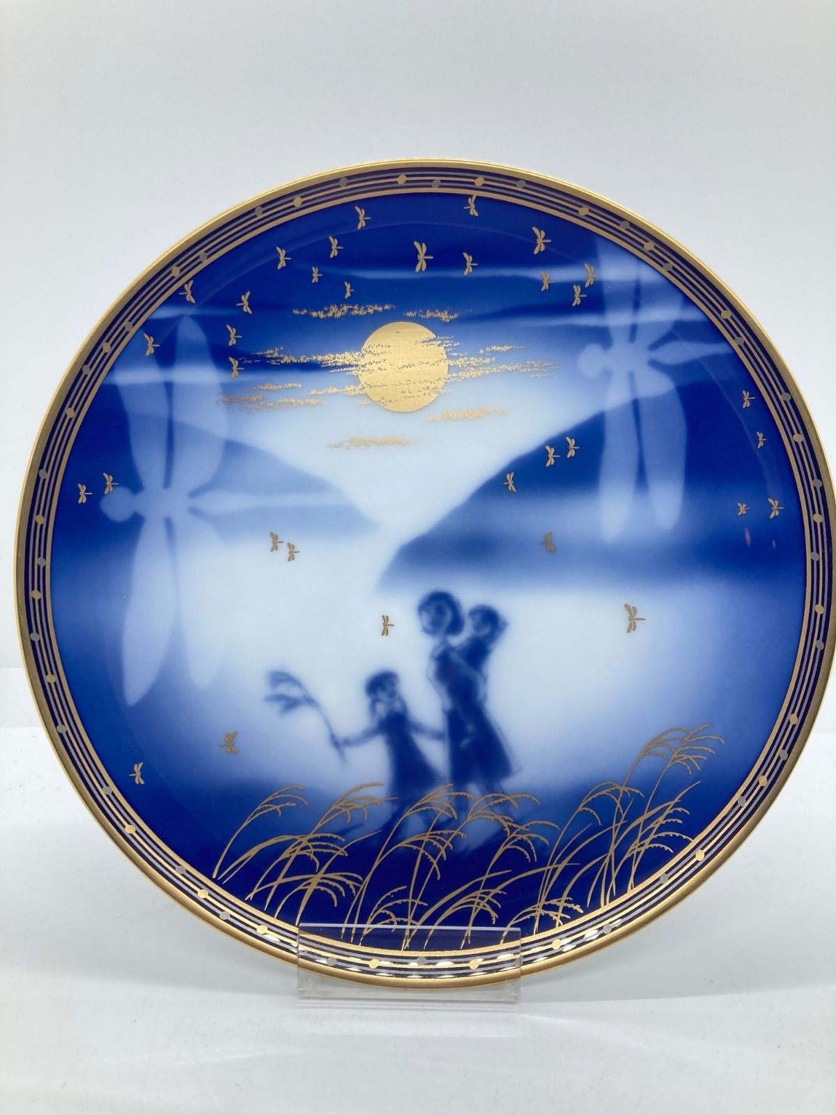 新品】大倉陶園 飾り皿 赤とんぼ 童謡 日本の愛唱歌 第3回 インテリア