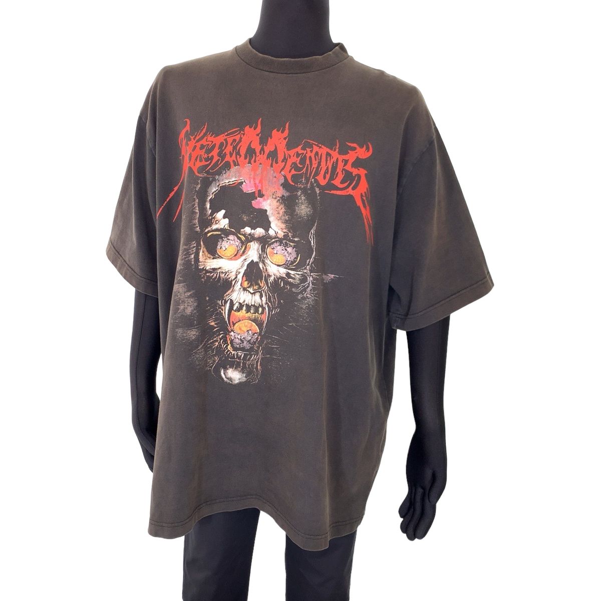 VETEMENTS ヴェトモン Tシャツ スカル バックスカル