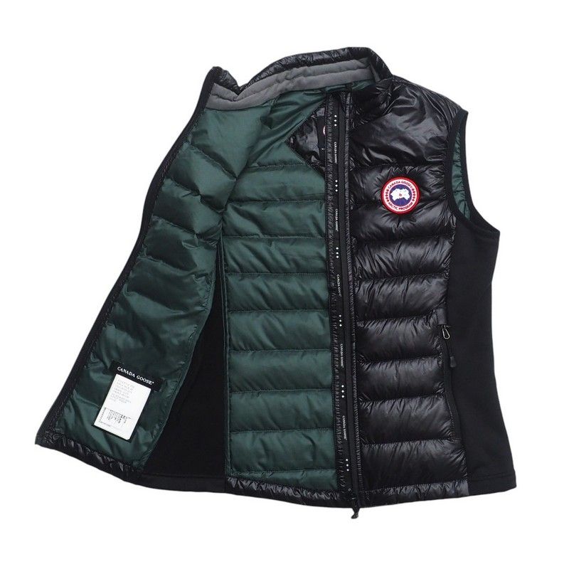 カナダ製 ブラック ダウンベスト XS 【公式通販】