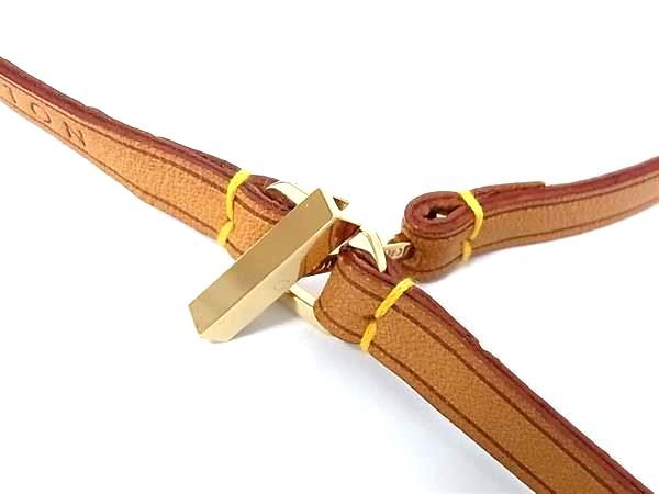 LOUIS VUITTON - ■新品■未使用■ LOUIS VUITTON ルイヴィトン M63058 バンドリエール テレフォン ジャポン 携帯ストラップ ブラウン系 FL4723 □新品□未使用□ LOUIS VUITTON ルイヴィトン M63058 バンド