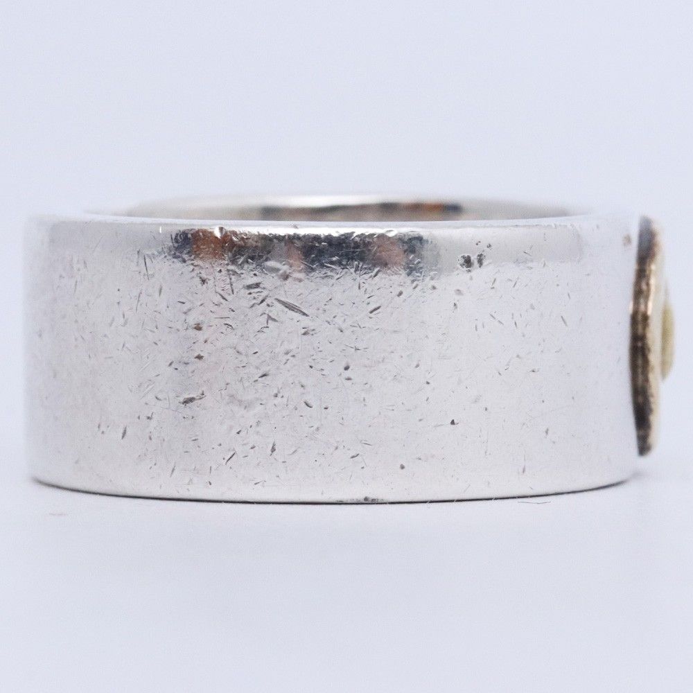 18金イーグルメタル 平打ちリング