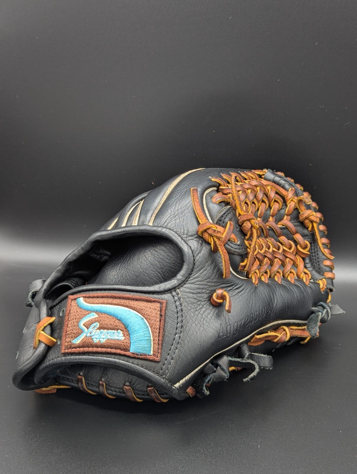 スラッガー ksn-6psm 軟式グローブ オレンジ ラベル変更 野球 久保田