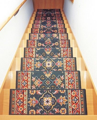 ベルギー製 階段マット 13枚組 滑り止め 階段 マット カーペット