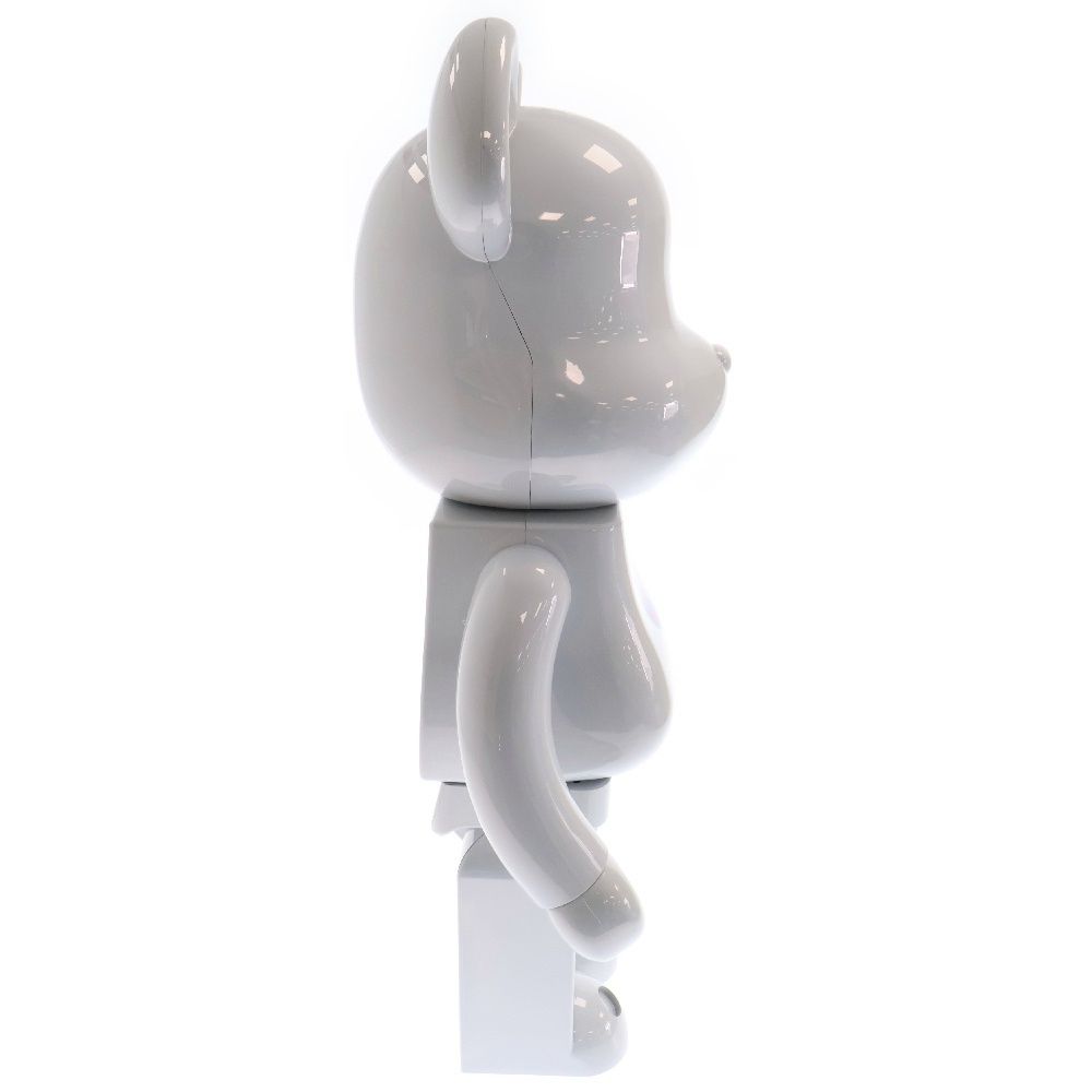 MEDICOM TOY - 【新品未開封】ベアブリック ファーストモデル ホワイトクローム 1000% BE@RBRICK 1st MODELのWHITE CHROME Ver.が「超合金」仕様で発売