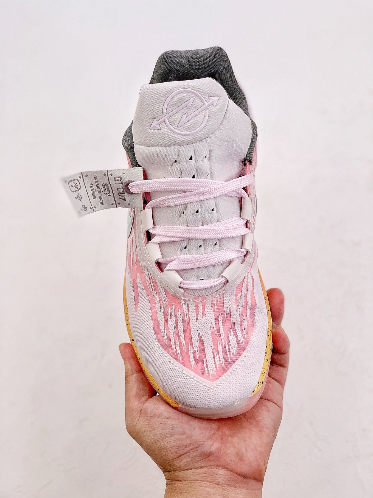 NIKE AIR ZOOM G.T. CUT 2 ナイキ エア ズーム GT カット 2 【MEN'S】 white/pearl pink-grey DJ6013-602