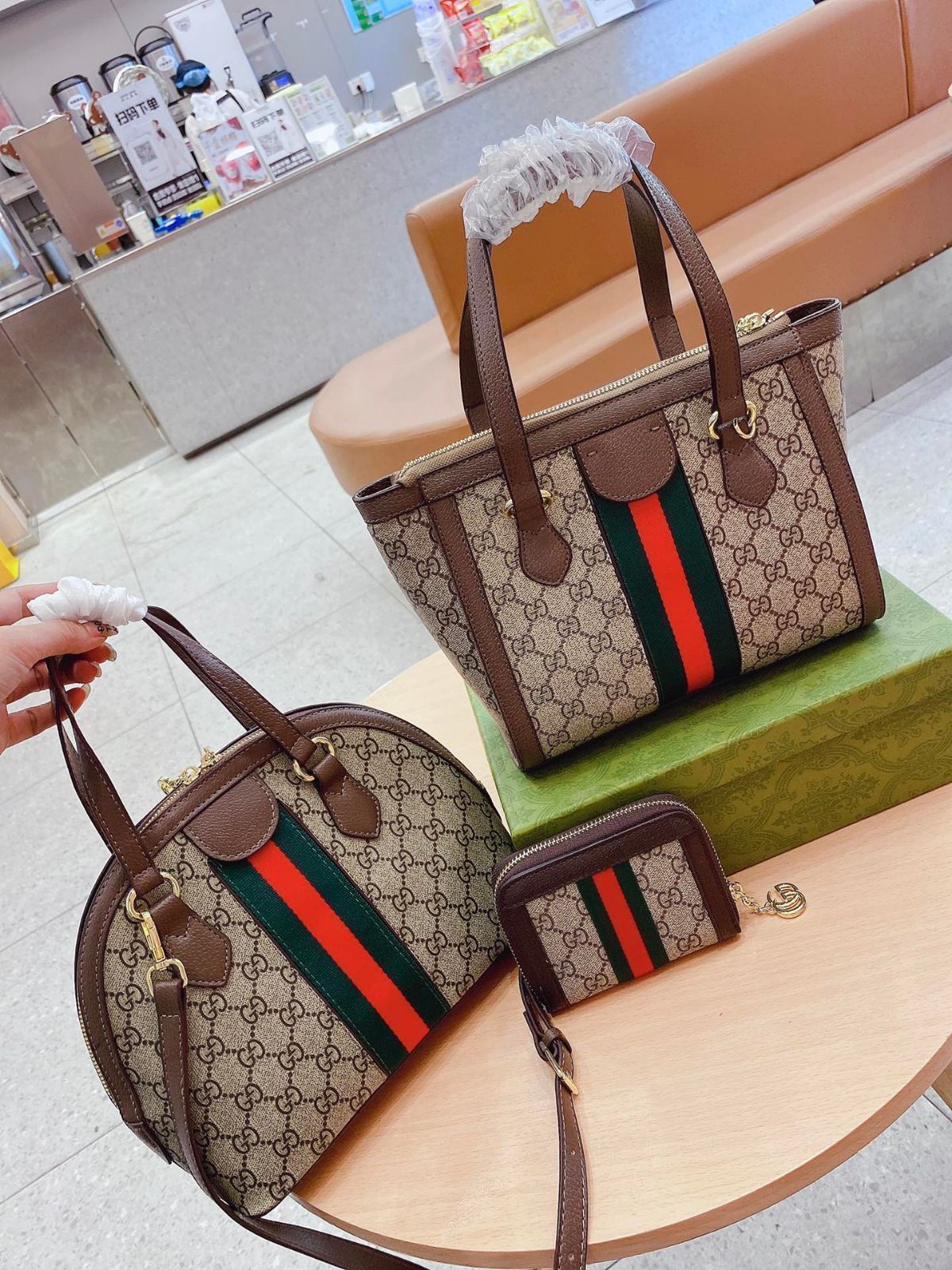 超美品 GUCCI グッチ ハンドバッグ ショルダーバッグ レディース