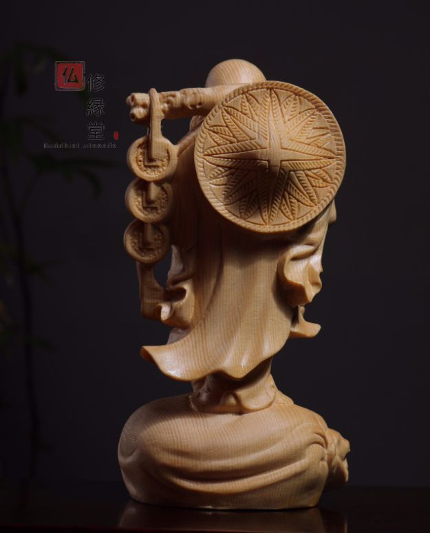 【修縁堂】極上品 木彫仏像 七福神立像 布袋様 置物 布袋尊 一刀彫 天然木檜材 修縁堂】極上品 木彫仏像 七福神 立像 布袋様 彫刻 一刀彫 天然