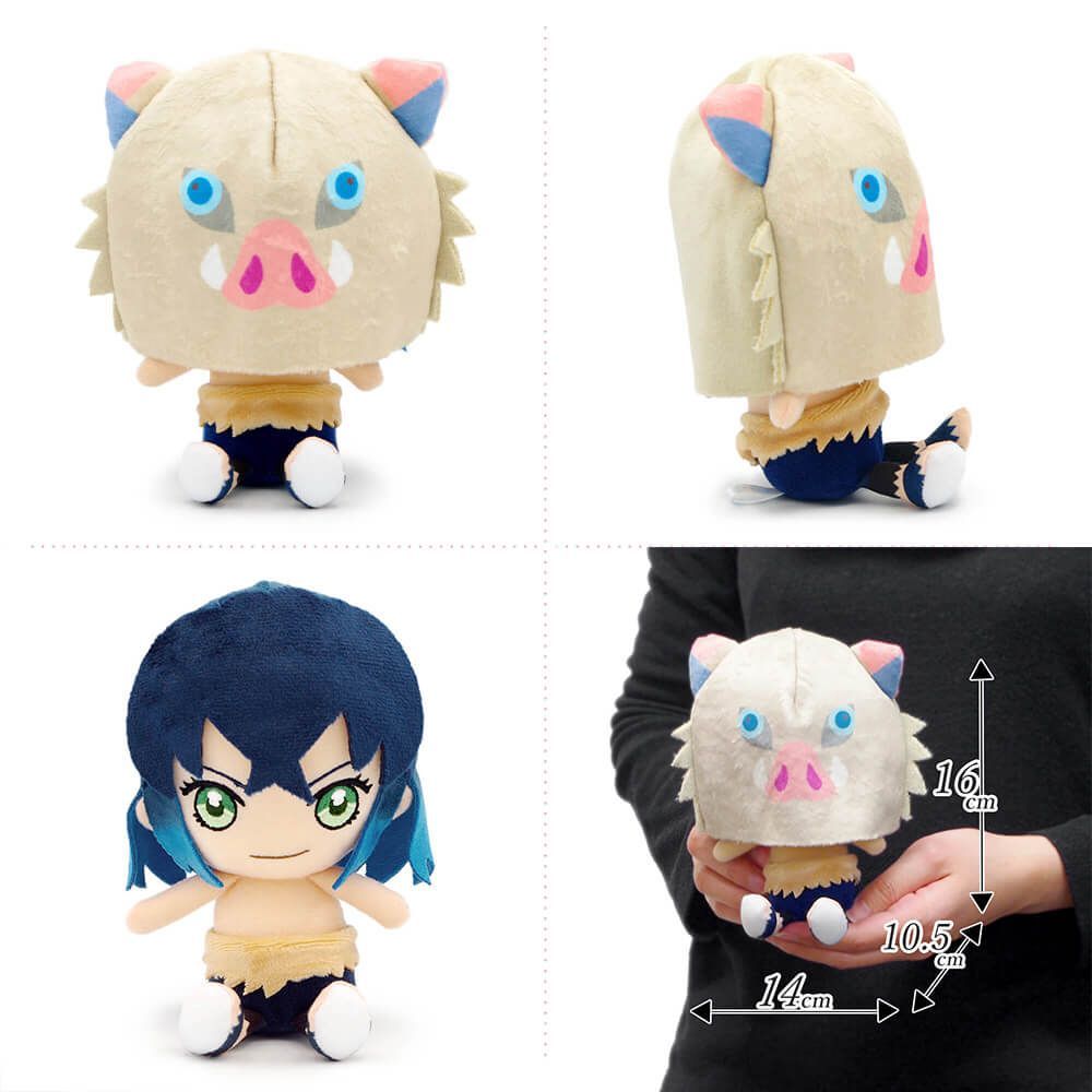 新品】ぬいぐるみ「鬼滅の刃 Chibiぬいぐるみ」炭治郎＆禰豆子＆善逸