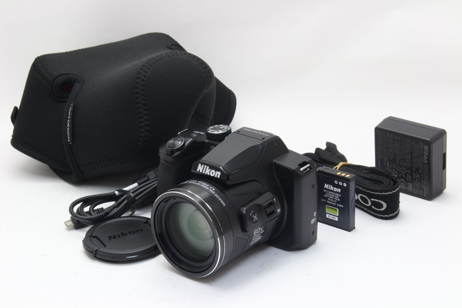 AA 上 Nikon ニコン COOLPIX B600 ブラック 初期不良返品無料 4-150