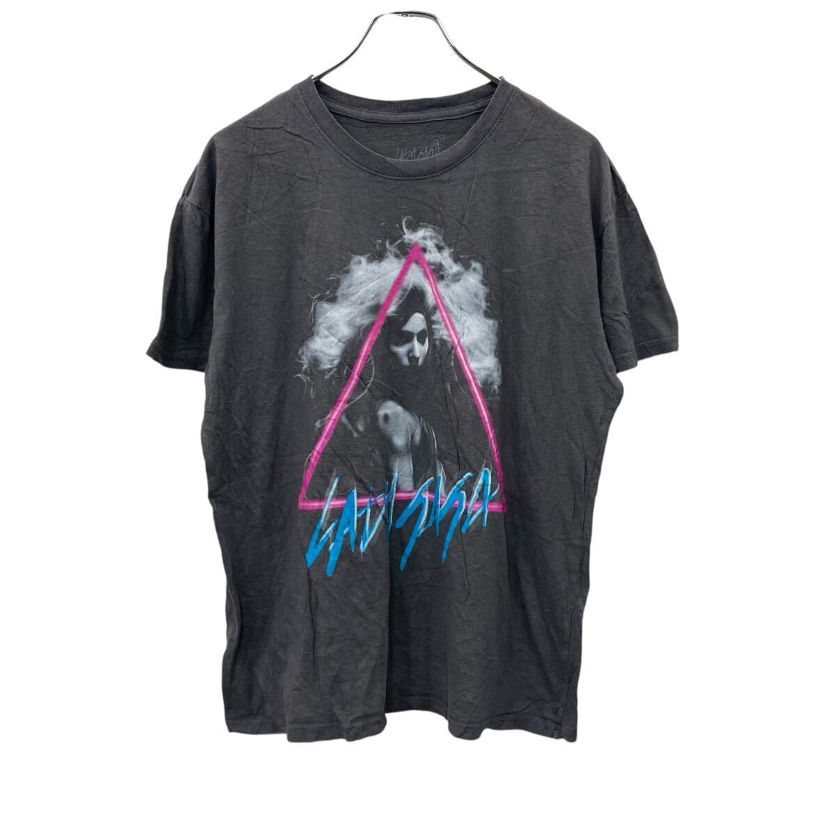 LADY GAGA ロンTシャツサイズL レディガガブラック