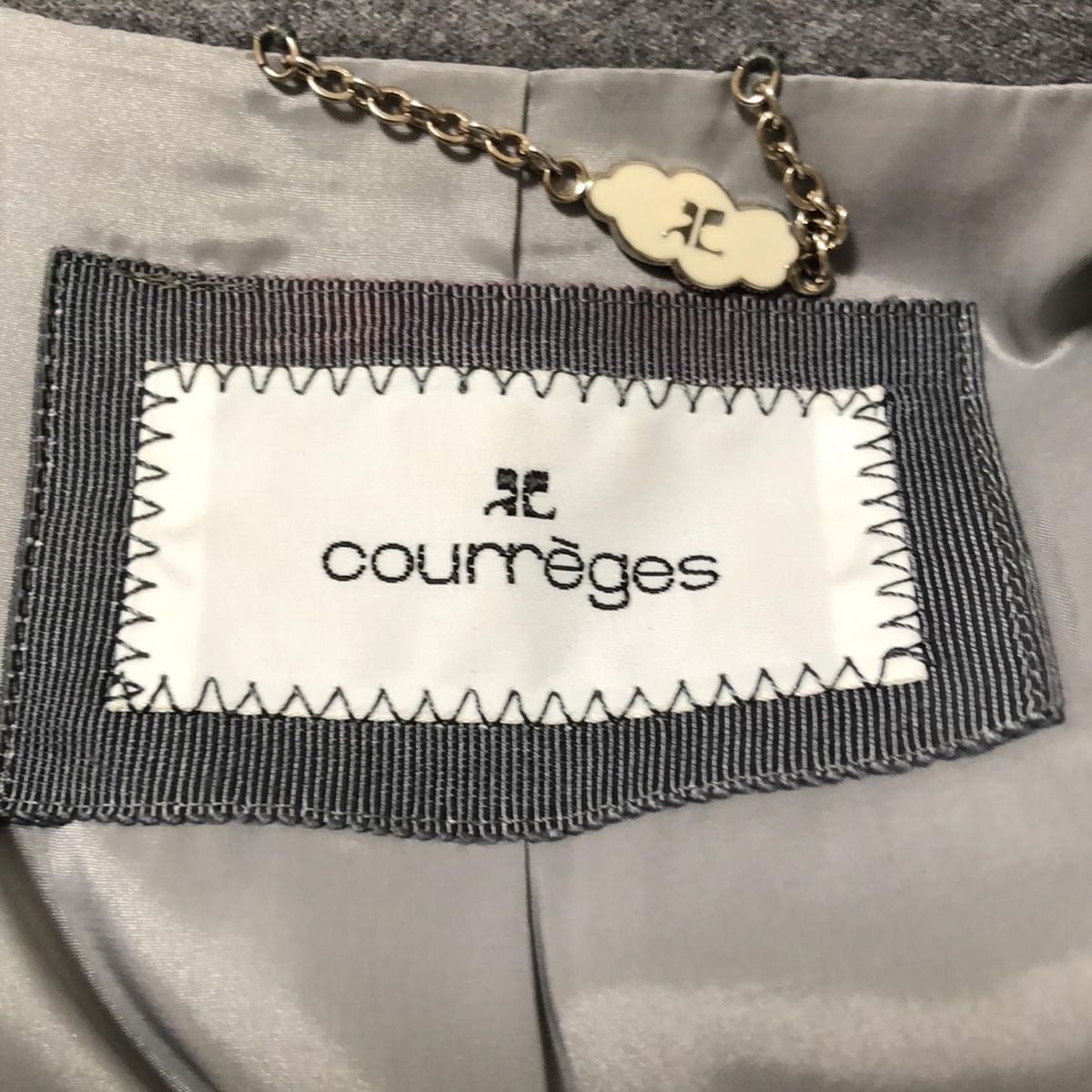 y2k♥️クレージュ courreges/⭐アイボリージャケット/コート/38 y2k♥️クレージュ courreges/⭐アイボリージャケット/コート/38