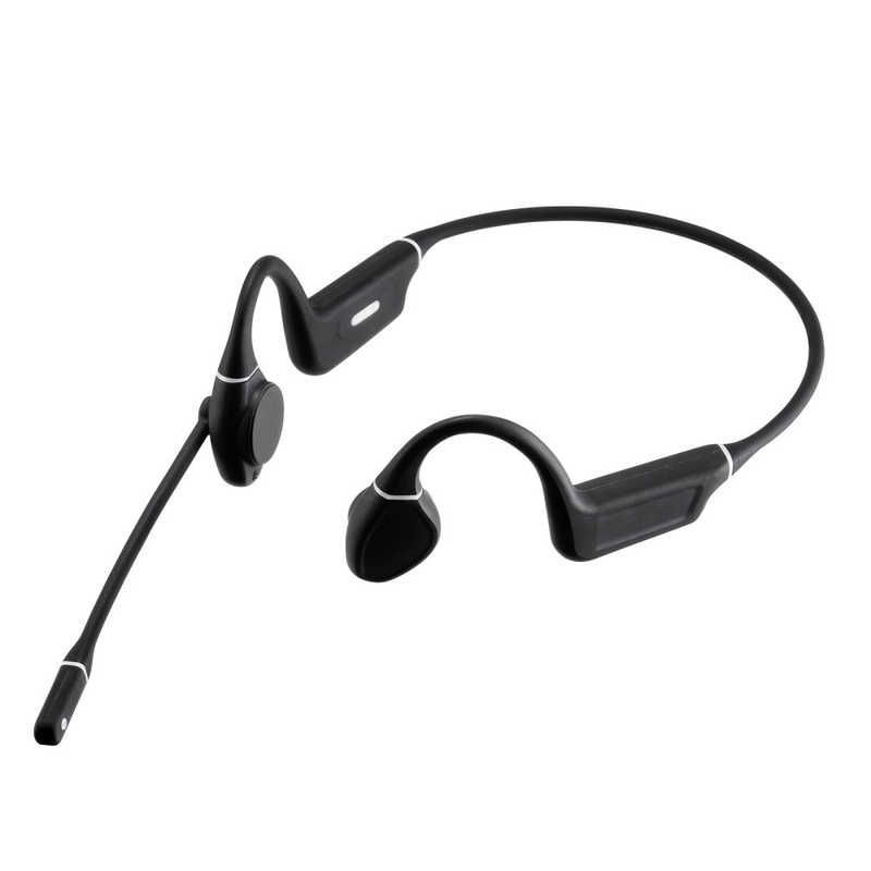 送料無料 ♥ 未開梱 サンワサプライ Bluetooth骨伝導ヘッドセット MM-BTSH69BK