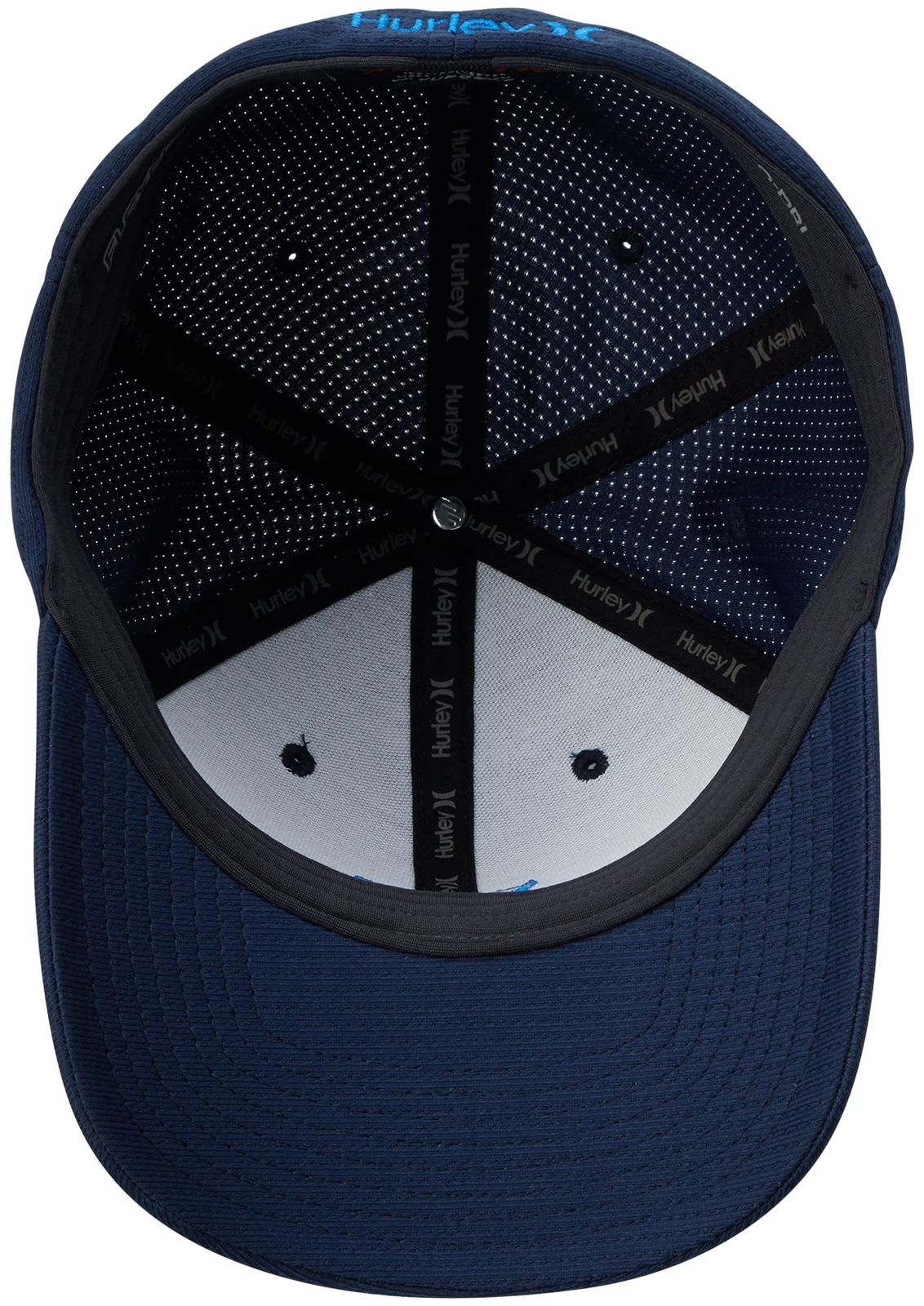 Hurley Men s Dri-fit Cutback Curved Bill Baseball Hat Size Large-X-Large Blue