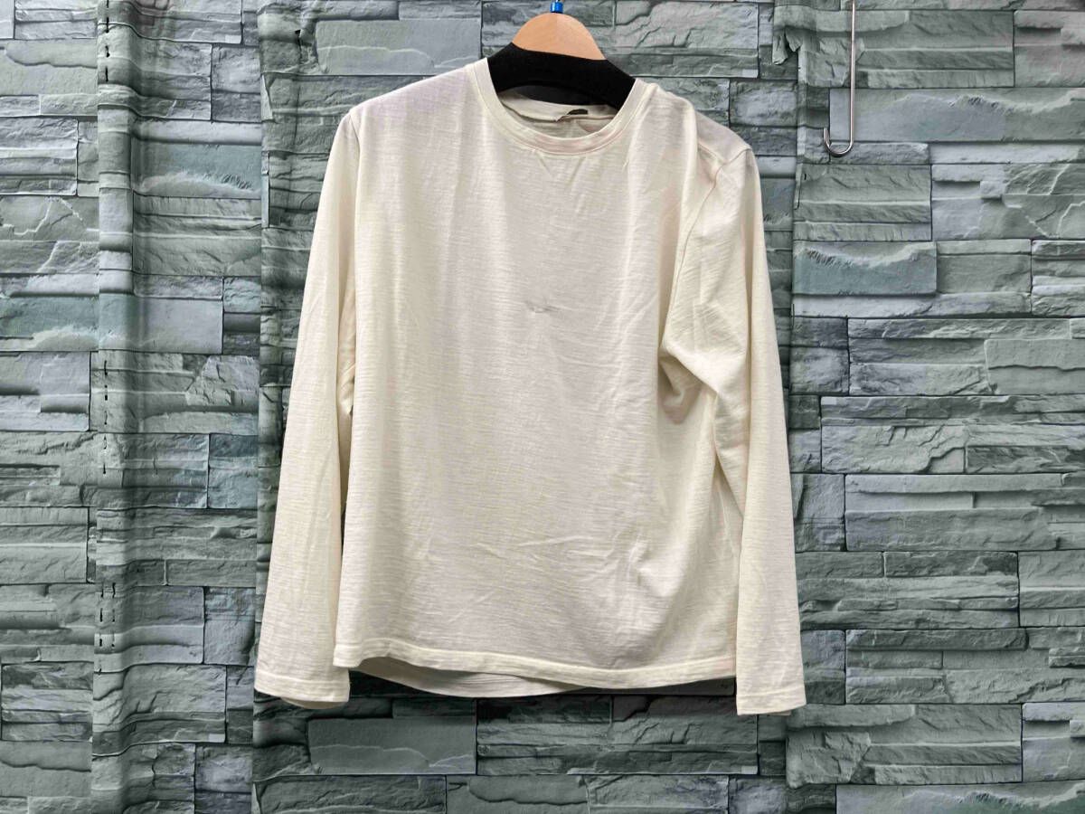 nomiamoノミアモ ホワイト/カットソー 長袖Tシャツ