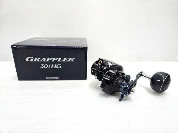 中古品】 シマノ SHIMANO ベイトリール 17 グラップラー 301HG 左