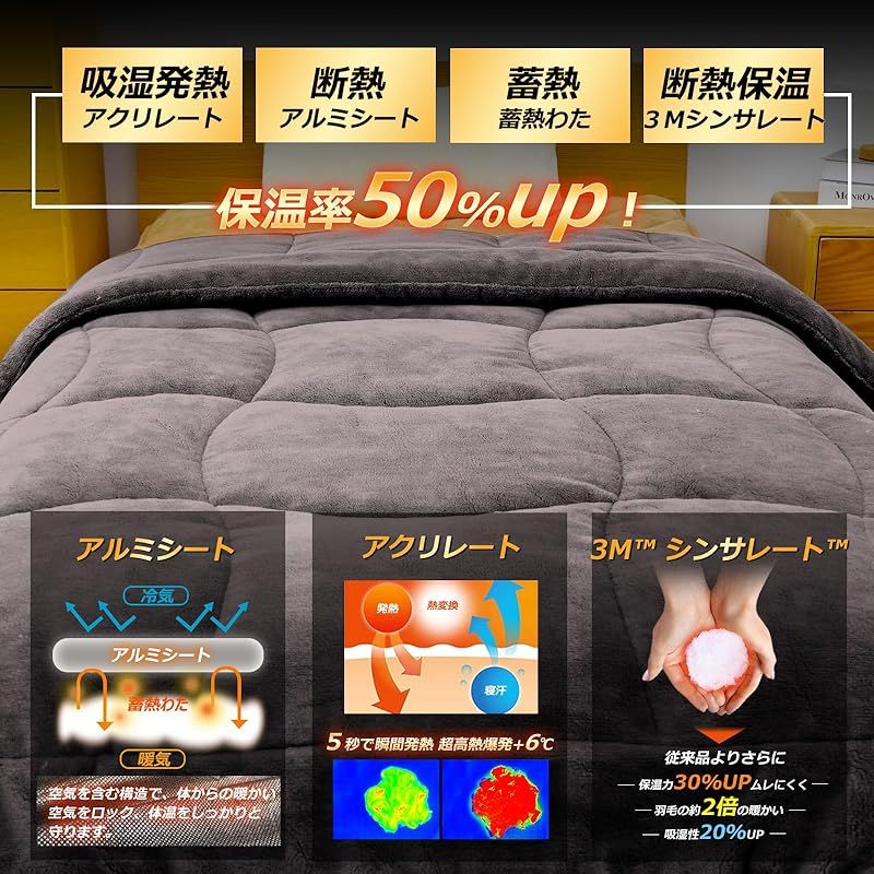 かけ布団 接触温感