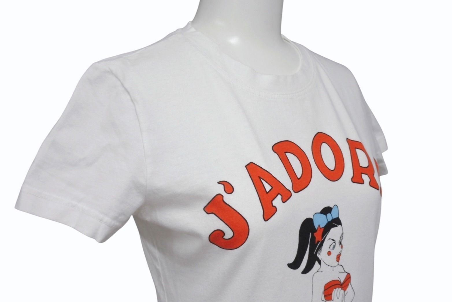 Christian Dior - 極美品 CHRISTIAN DIOR クリスチャンディオール Tシャツ J&#39;ADORE ジャドール 3A16155021 ジョンガリアーノ サイズ38 レッド 中古 4c075634 極美品 Christian Dior クリスチャンディオール J'ADORE DIOR