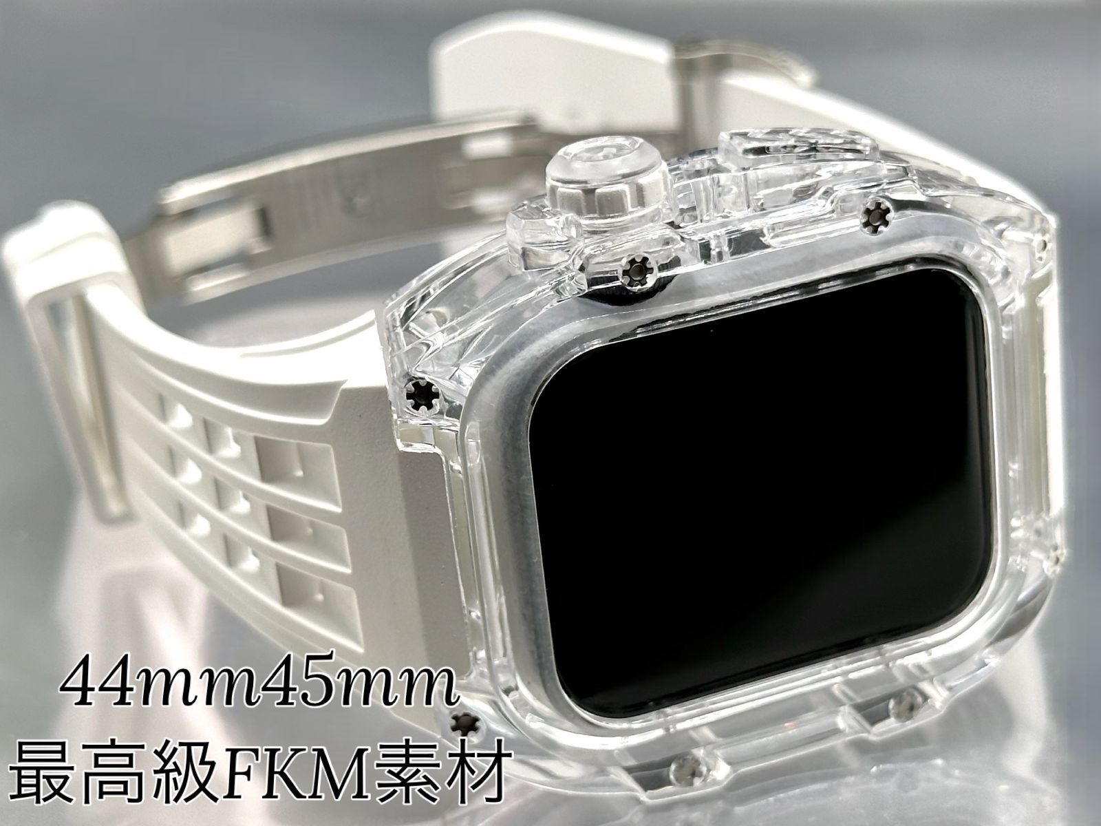 販売認定店 白金09☆Apple Watch アップルウォッチバンド ラバーベルト 