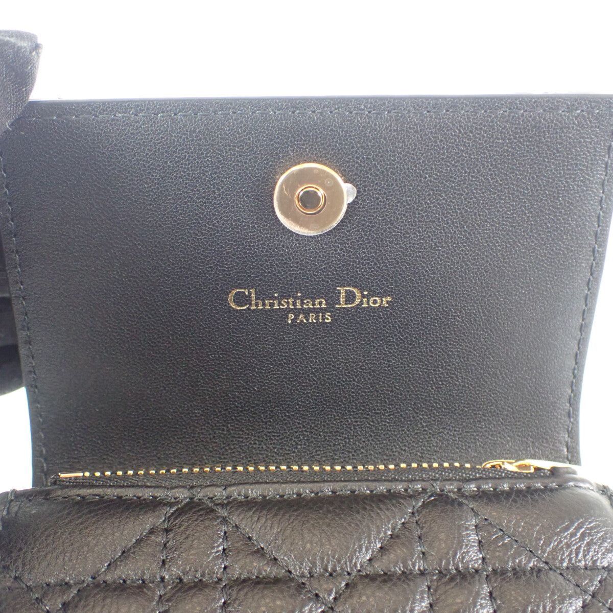 Christian Dior】GLYCINEウォレット DIOR CARO 二つ折り財布