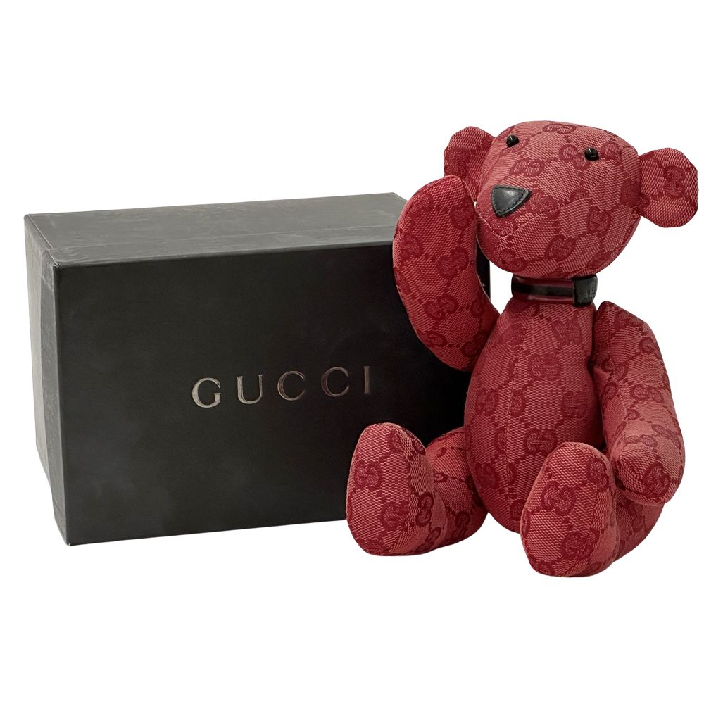 【✨極美品!!☆希少カラー✨】GUCCI　グッチ　ベア　ぬいぐるみ　GG　箱付き 楽天市場】【箱あり】GUCCI グッチ グッチベアー レッド系 ぬいぐるみ