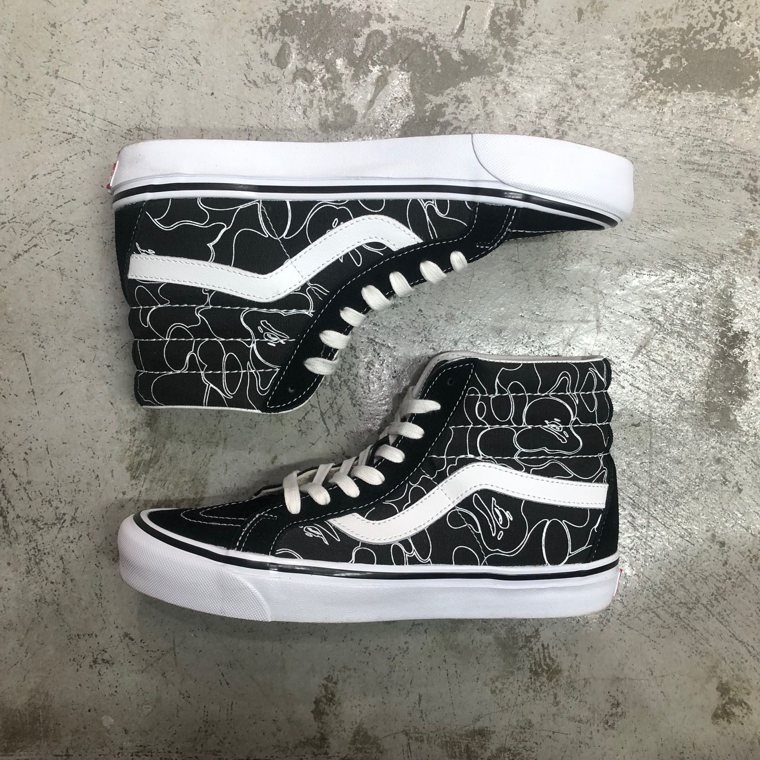 A BATHING APE®︎ × Vans Line ABC Camo SK8-Hi コラボ オールド 