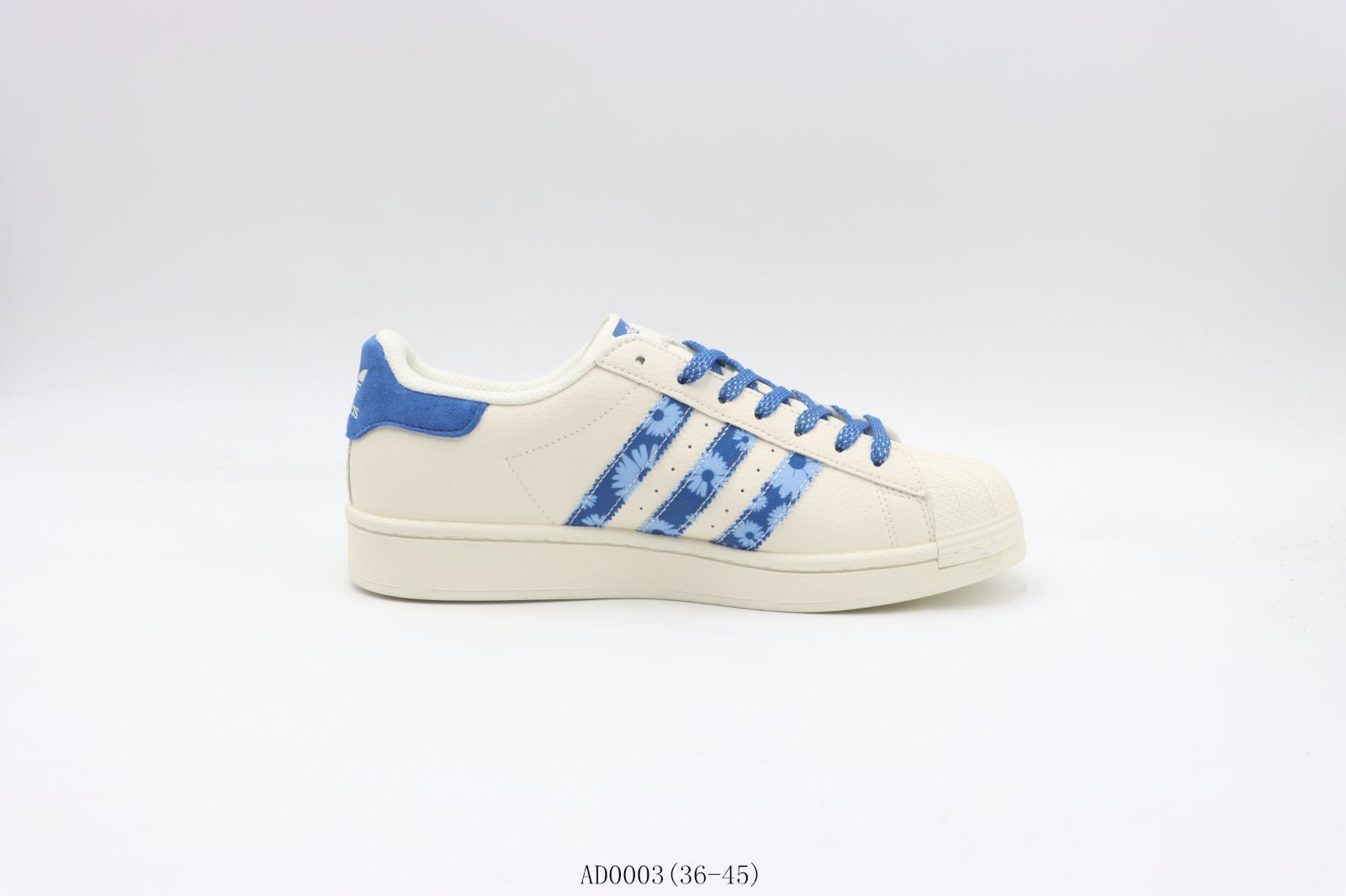 今日 Adidas アディダス シェルトップ スケートシューズ AD0003 ホワイトブルー デイジー