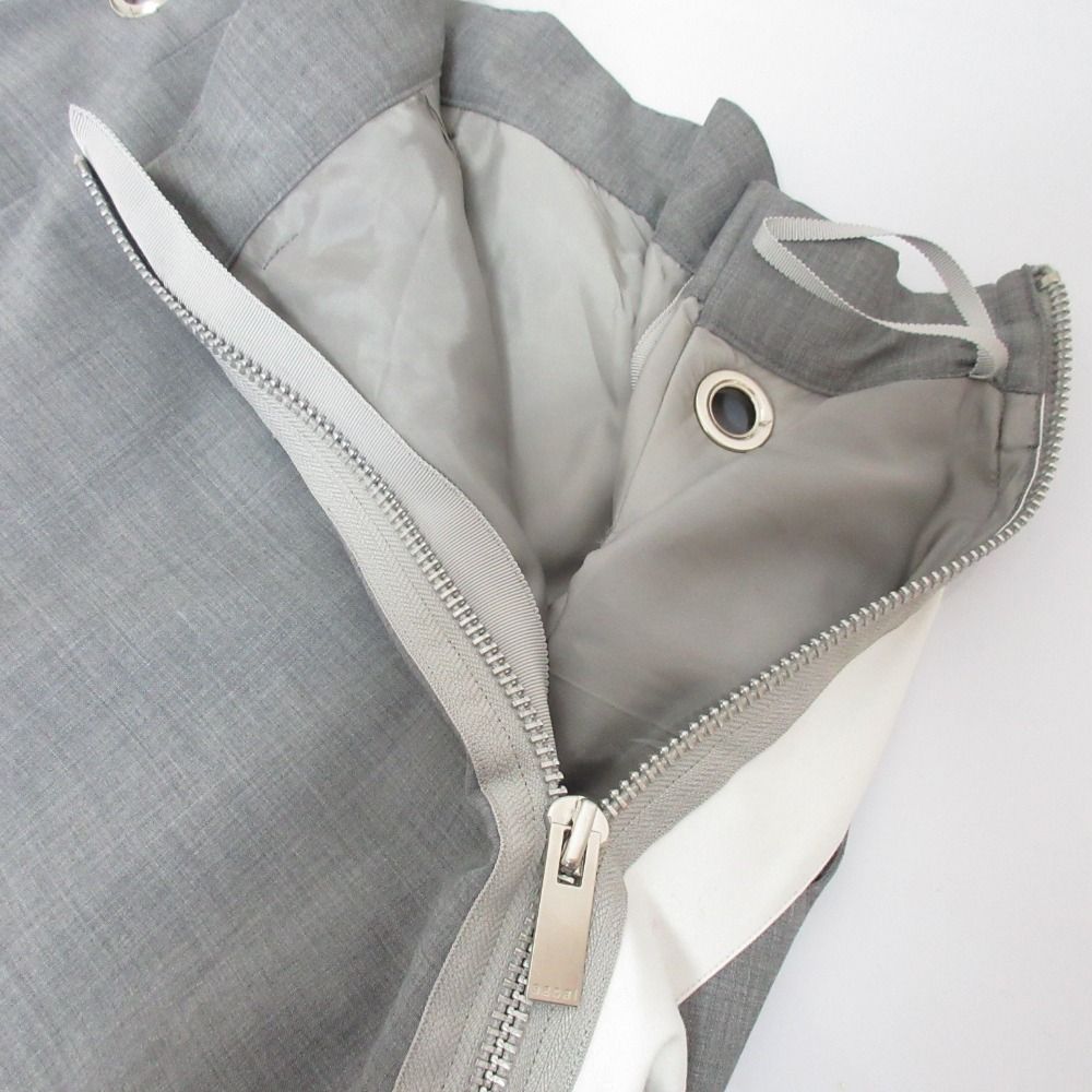 美品 sacai サカイ asymmetric skirt アシンメトリーロングスカート 20  