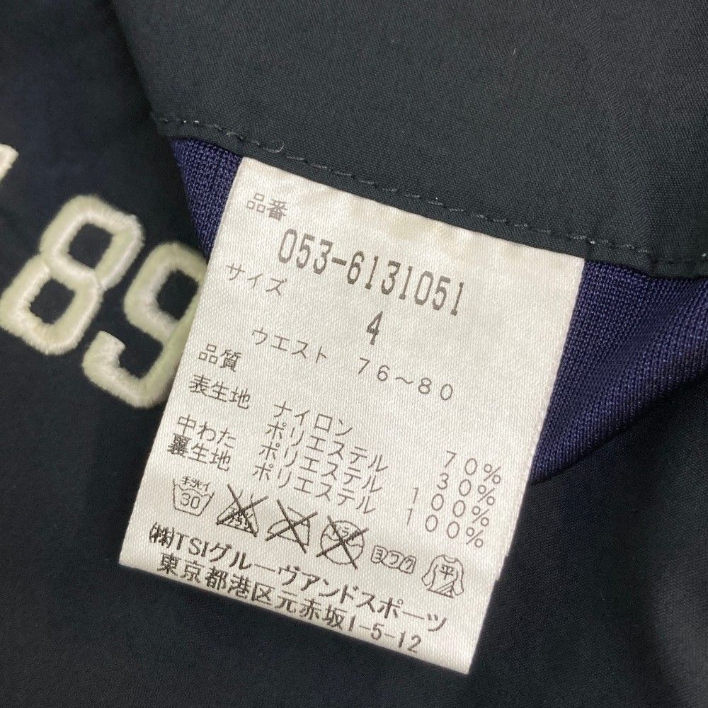 サイズ：4 PEARLY GATES パーリーゲイツ  中綿パンツ  ネイビー系 [240101454124] ゴルフウェア メンズ ストスト サイズ：4 PEARLY GATES パーリーゲイツ 中綿パンツ ネイビー系