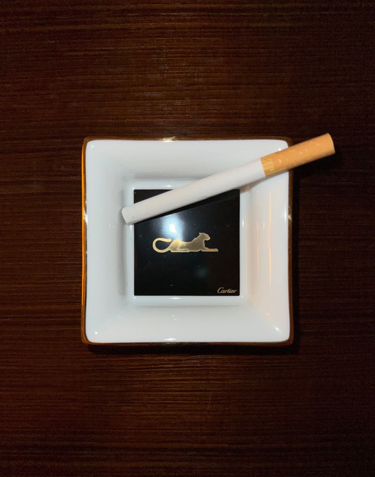 Cartier カルティエ 小物入れ 灰皿 陶器製 アッシュトレイ 動物 樹木 Cartier カルティエ 小物入れ 灰皿 陶器製 アッシュトレイ 動物 樹木