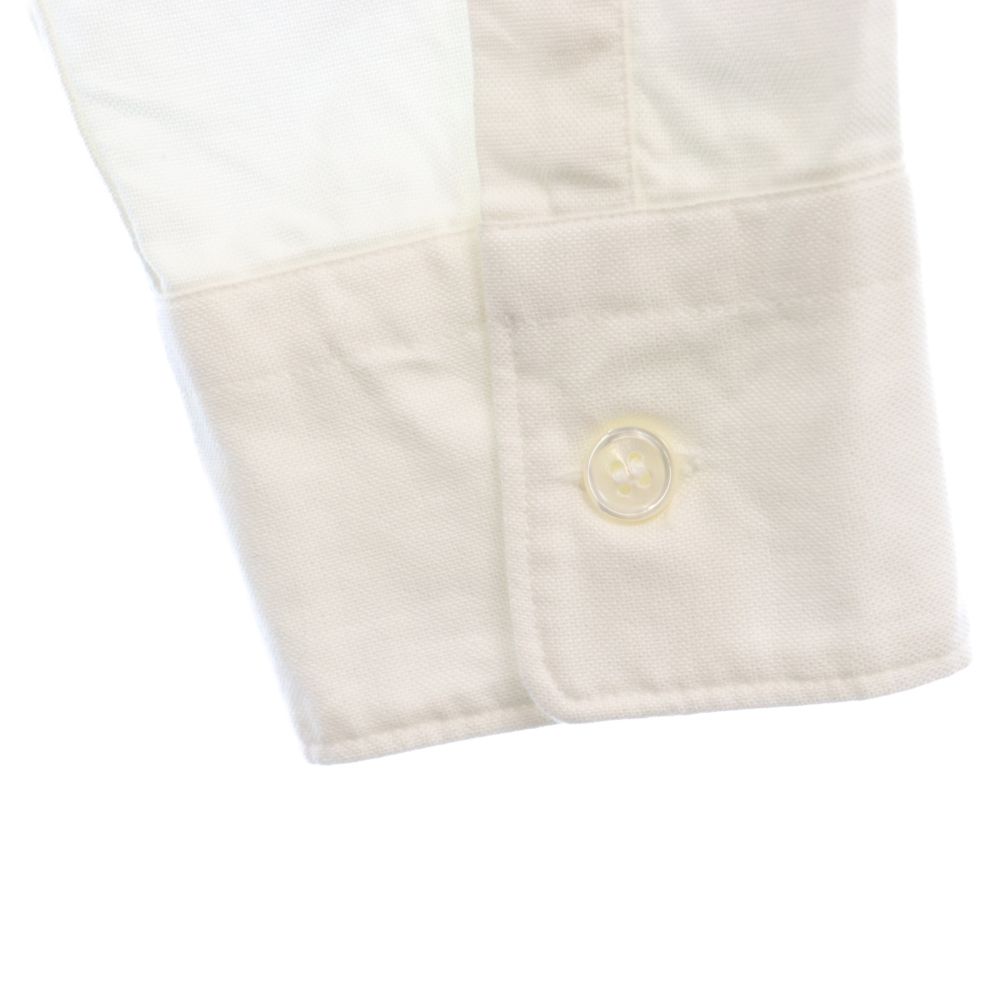 コムデギャルソン オム パッチワーク 長袖 シャツ ホワイト ドッキング