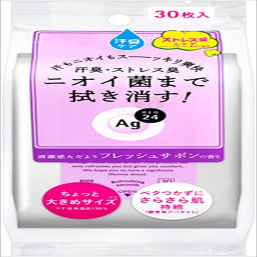 まとめ買い-36点セット エージーデオ24 クリアシャワーシート フレッシュサボン 30枚 制汗剤 デオドラント