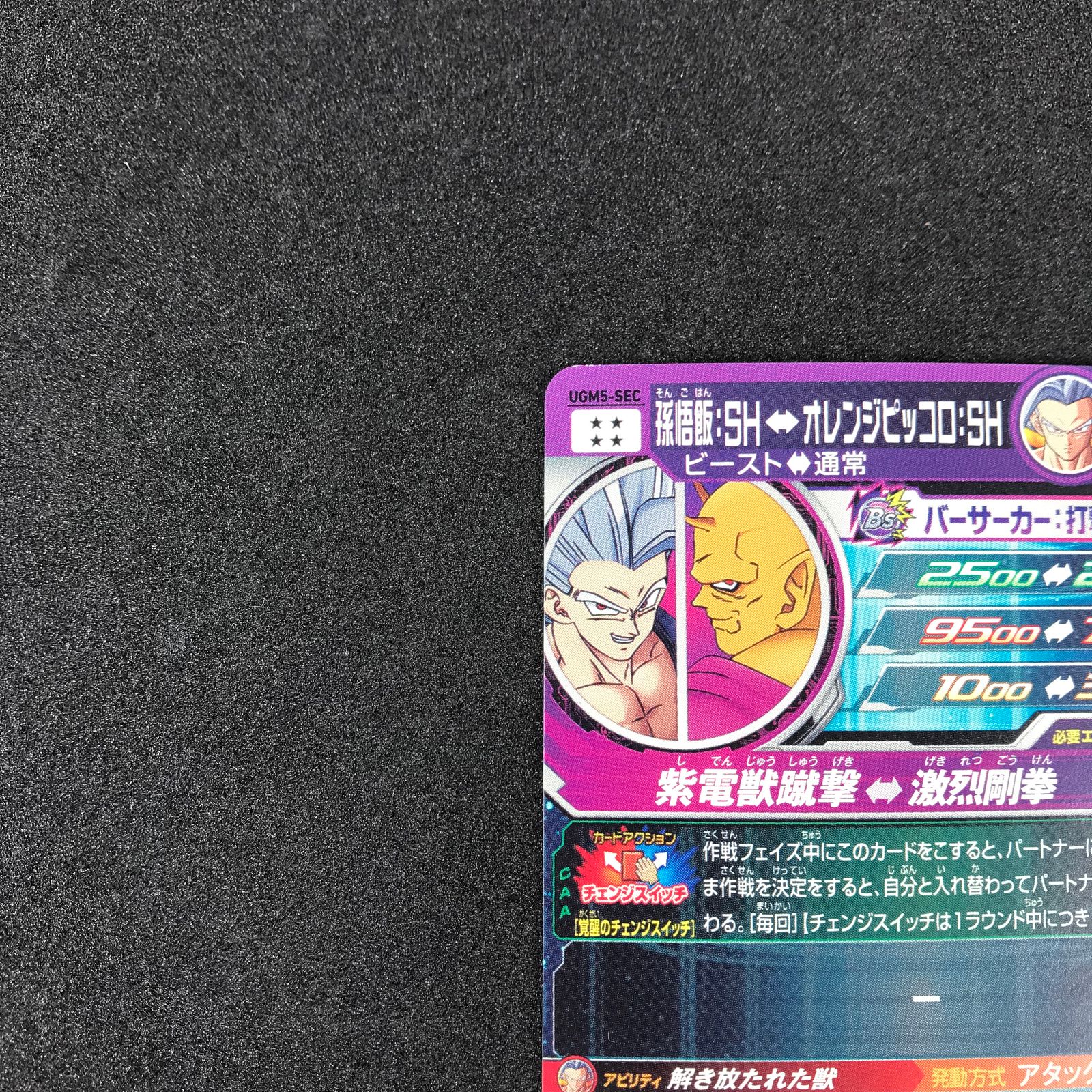 孫悟飯　ビースト　ピッコロ　SEC ドラゴンボールヒーローズ　PSA 孫悟飯 ビースト ピッコロ SEC ドラゴンボールヒーローズ PSA 孫