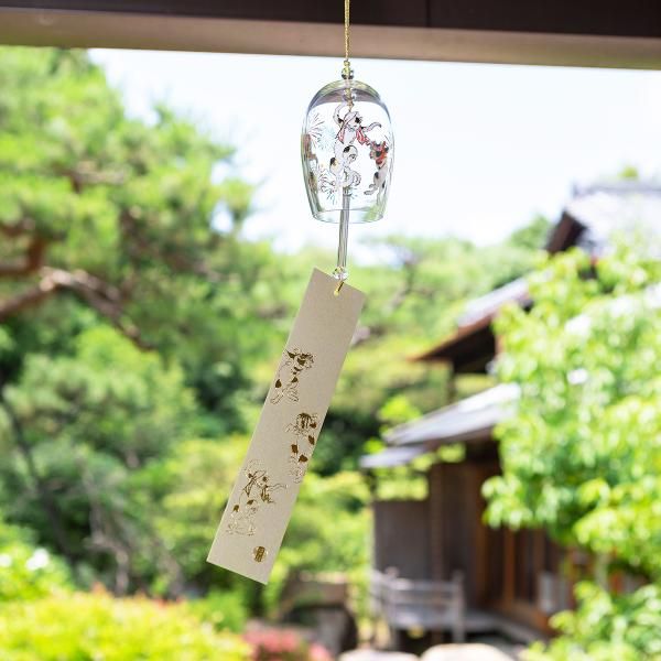 【新品・3営業日で発送】アデリア(ADERIA) 《日本製》江戸猫風鈴【ガラス】【cat】【ねこ】【ネコ】【プレゼント】【インテリア】 (35243 R-6129)【入数:5】