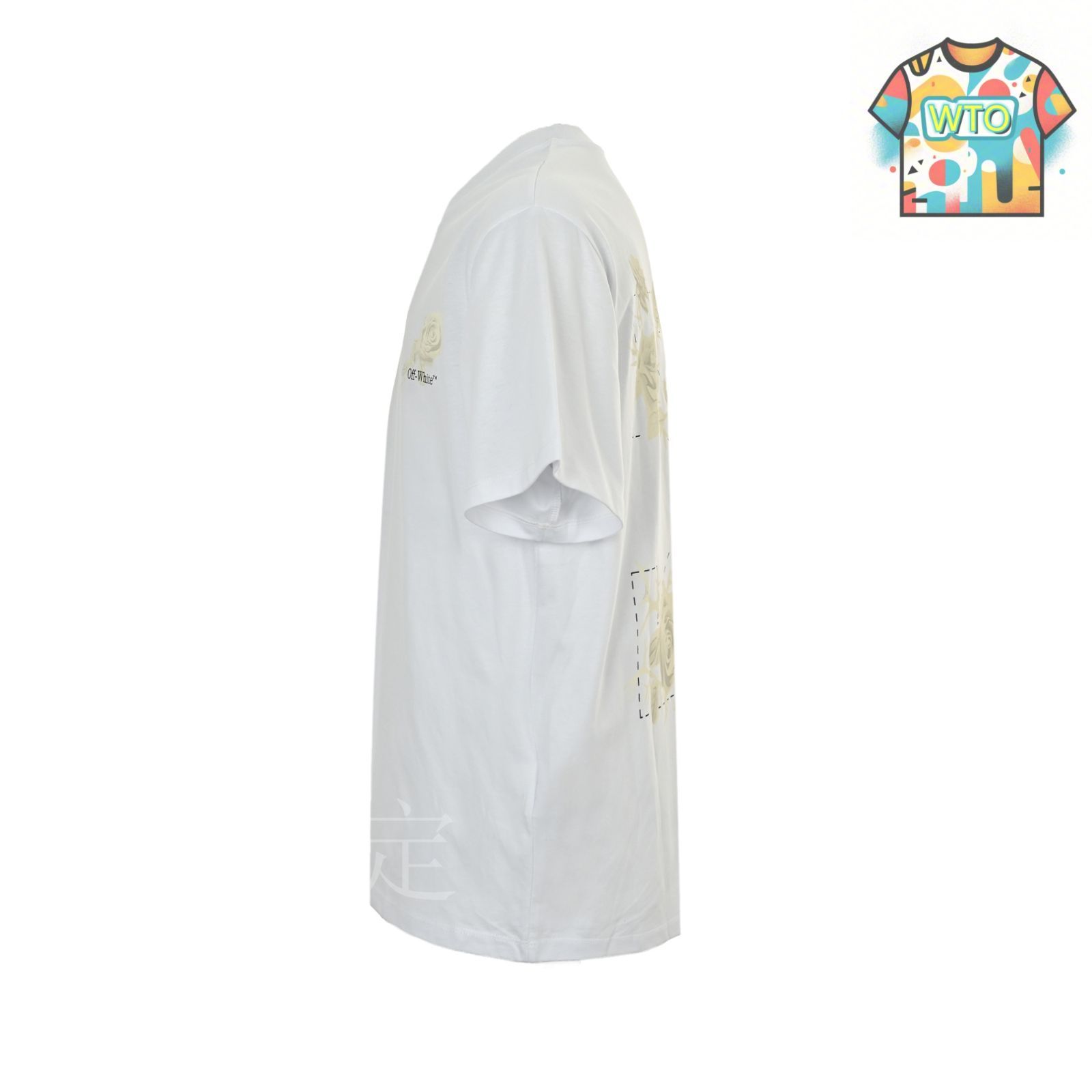 OFF-WHITE ホロアロ トロストリンク フティ 【関税込】 今日特価】OFF WHITE 25SS ローズアロープリント T-1 - メルカリ