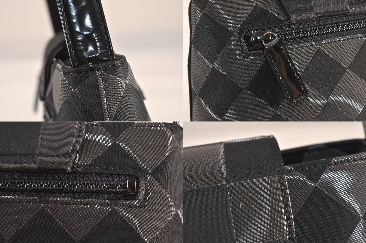 GIVENCHY ショルダーバッグ 黒 キャンバス ヴィンテージ レア GIVENCHYショルダーバッグ